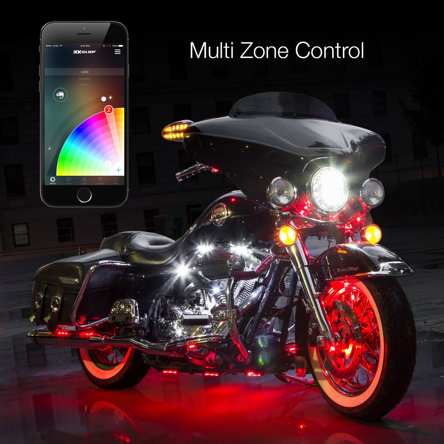 XKGlow XK-GLOW KS-MOTO-ADVANCE Motorcycle Advanced LED Accent Light Kit