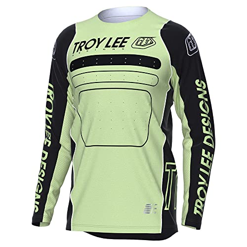 Troy Lee Designs Offroad Motocross Dirt Bike ATV Motorcycle Powersports Racing Jersey Shirt for Men, SE Pro (Drop in Black/Glo Yellow, S)