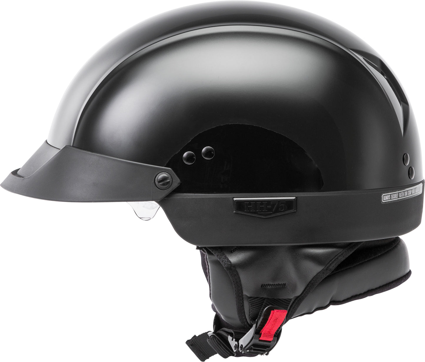 GMAX HH-75 Half Helmet (Black)