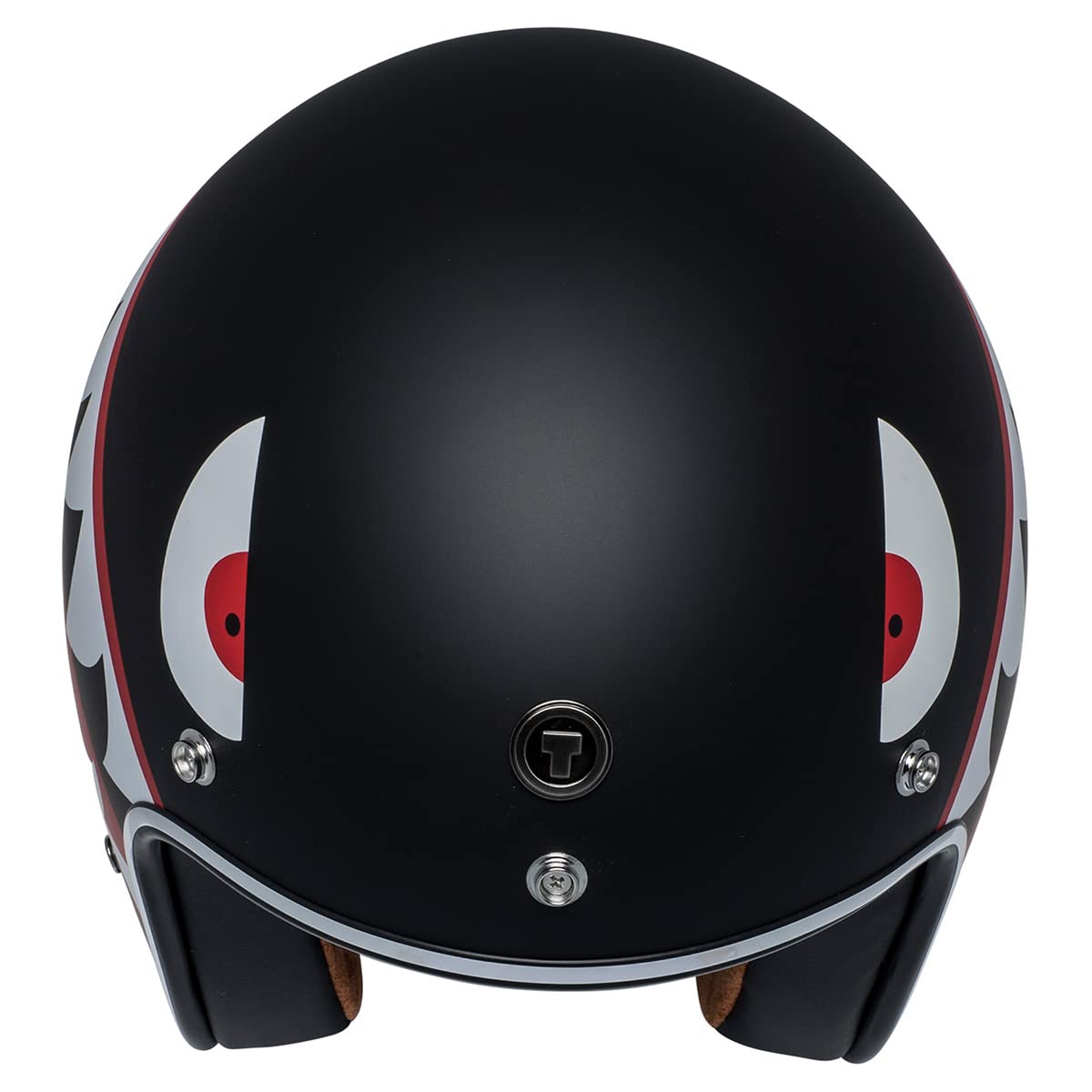 TORC T50 3/4 Helmet (Flat Black - Flying Tiger) - XS