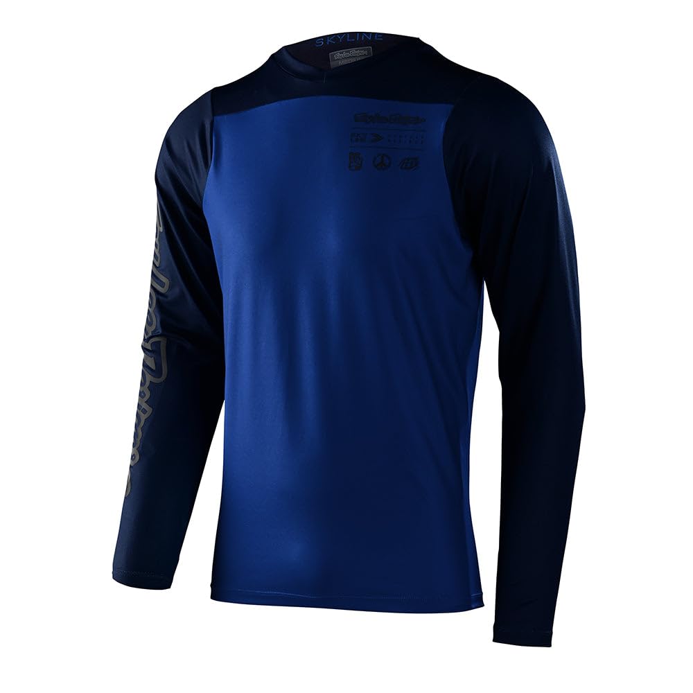 Troy Lee Designs Men's Skyline Long-Sleeve Chill Jersey (True Blue) - Small