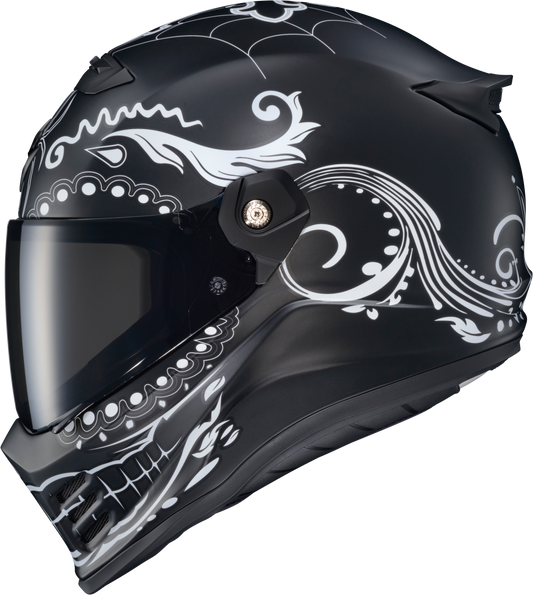 Covert Fx Full Face Helmet El Malo White/Matte Black Xl