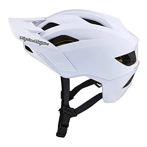 Troy Lee Designs Flowline Adult Mountain Bike Helmet MIPS  (White)