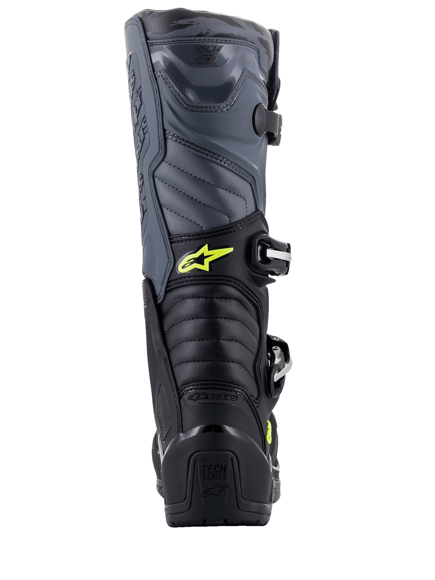 Alpinestars Adult Tech 5 Boots (Black / Gray / Yellow Fluo)