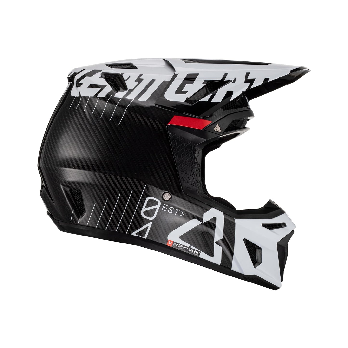 Leatt 9.5 V23 Moto Helmet Kit (White) - Small