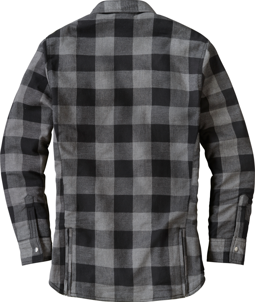 ScorpionEXO Covert Women's Motorcycle Flannel (Black/Grey) - XL