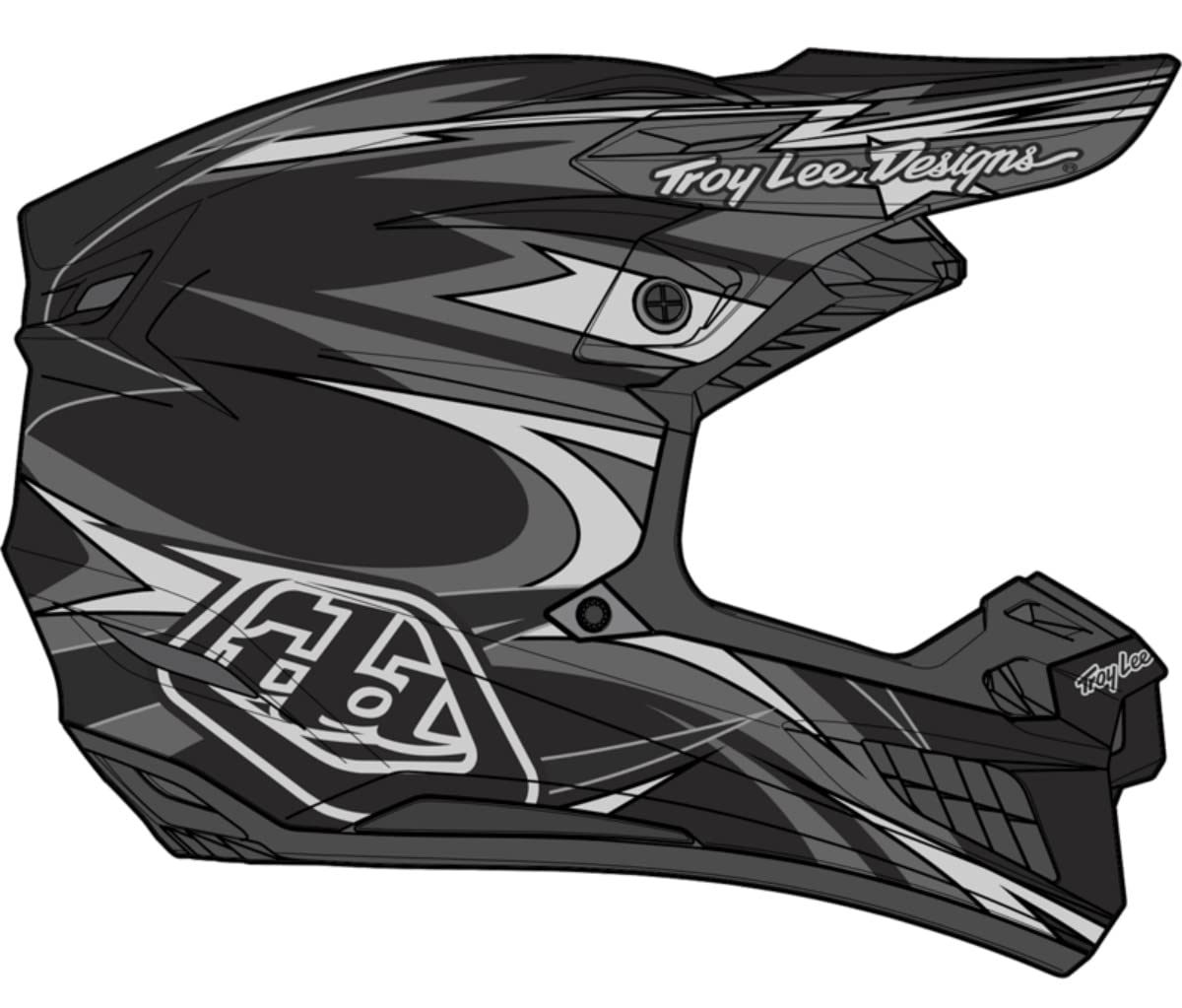 Troy Lee Designs SE5 Carbon MX Helmet (Inferno Black) - 2XL