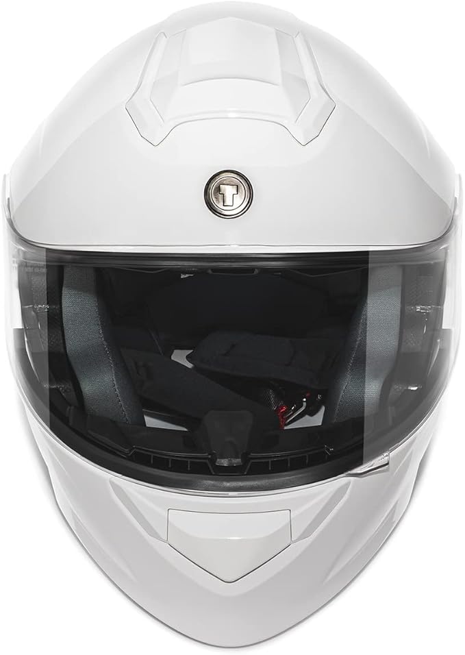 TORC T28B Bluetooth Integrated Motorcycle Helmet (Gloss White)