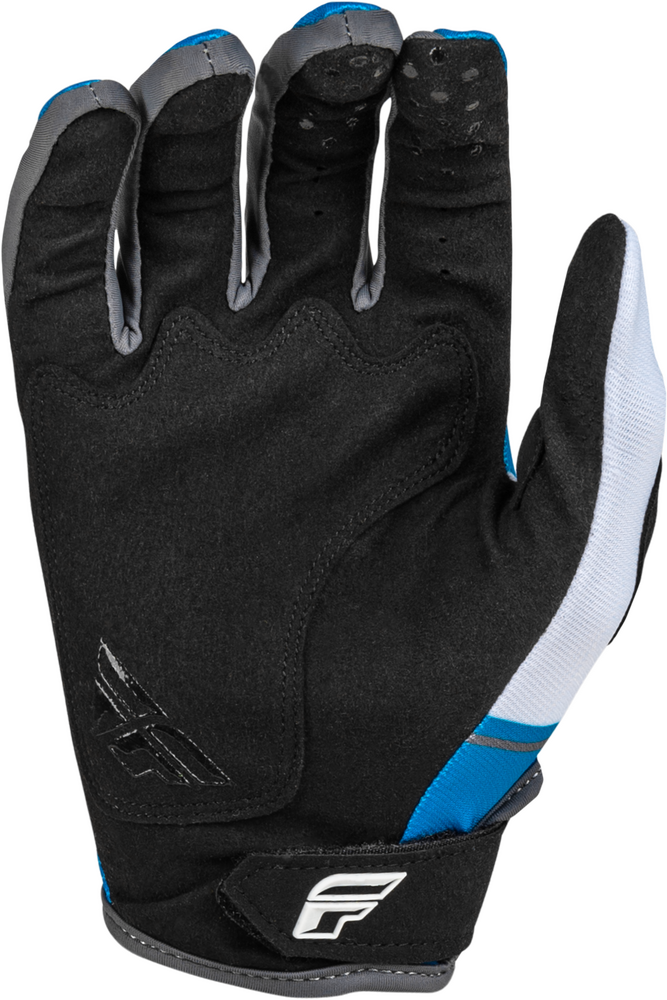 Fly Racing Kinetic Prix Gloves (Bright Blue/Charcoal)