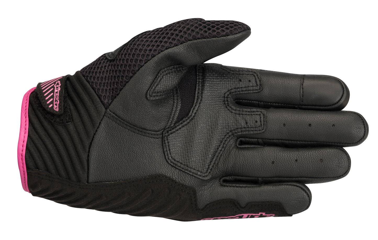 Alpinestars Stella SMX-1 AIR V2 Women's Motorcycle Gloves (Black/Pink) - Large