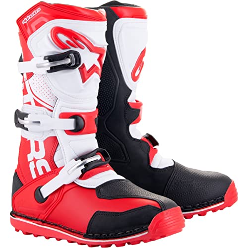 Alpinestars Tech-T Boots (Bright Red/Black/White) Size 5