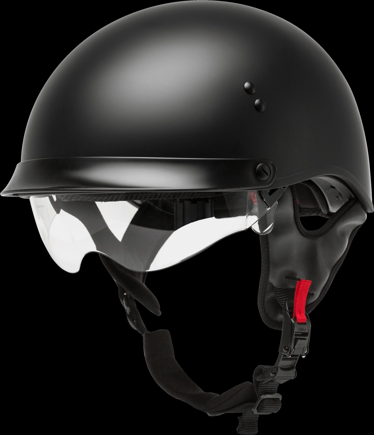 GMAX HH-65 Full Dressed Half Helmet (Matte Black) - XXL