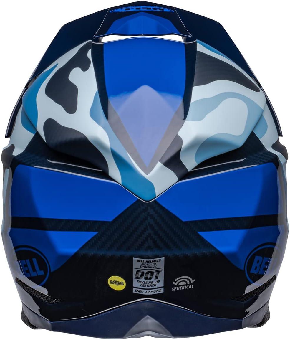 Bell Moto-10 Spherical MIPS Helmet (Ferrandis Mechant Matte/Gloss Dark Blue/Light Blue)