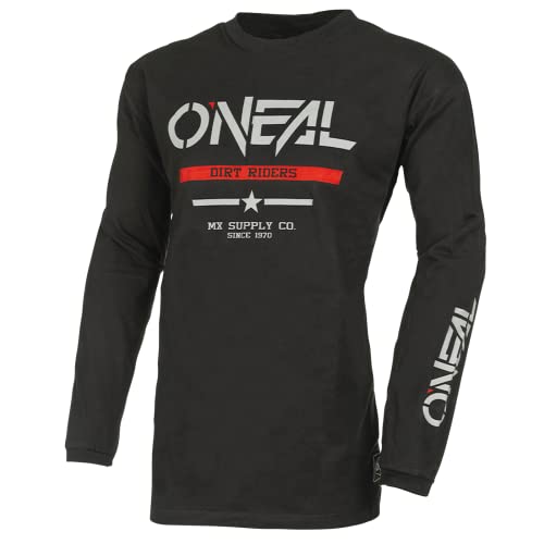 O'Neal Element Squadron Cotton Jersey (Black/Gray) - XL