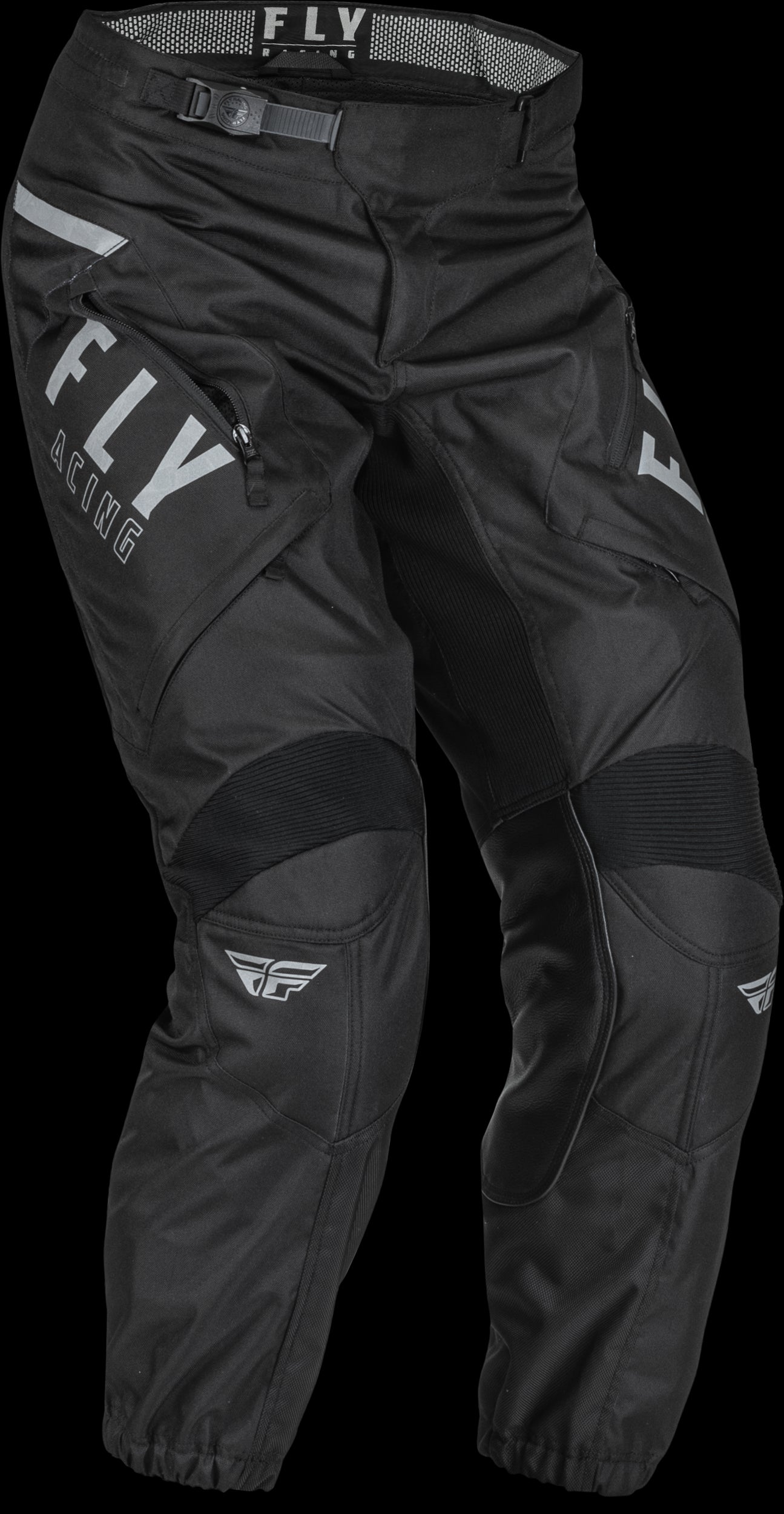 Fly Racing Adult Patrol Pants (Black / White) Size 30