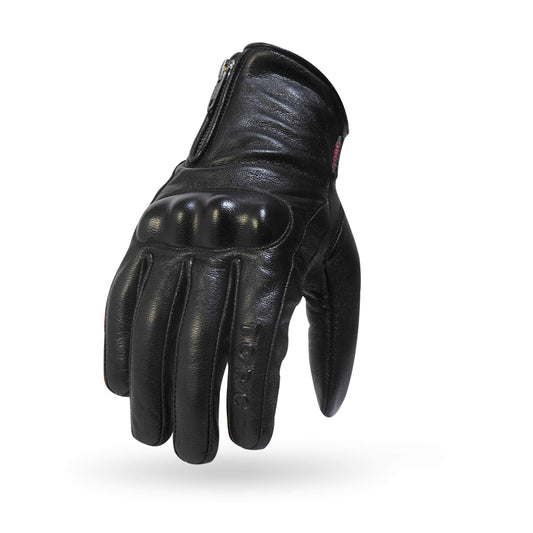 TORC Beverly Hills Leather Motorcycle Gloves (Black) - XS