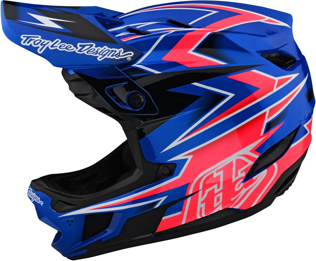 Troy Lee Designs D4 Composite Full Face Mountain Bike Helmet (Volt Blue)