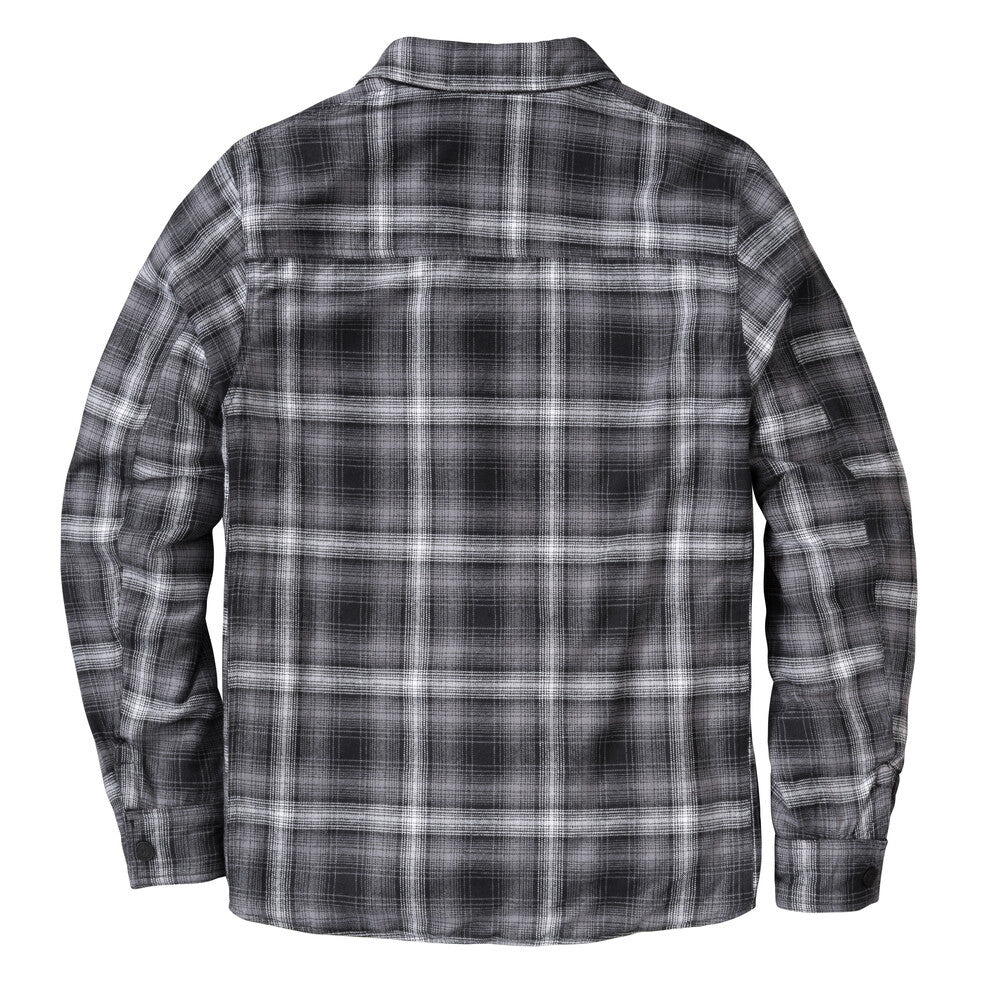 ScorpionEXO Morpheus Reversable Motorcycle Jacket (Black/Plaid Grey) - 5XL