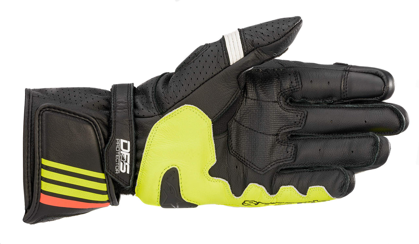 Alpinestars GP Plus R V2 Men's Motorcycle Gloves (Black/Yellow/Red) - XL