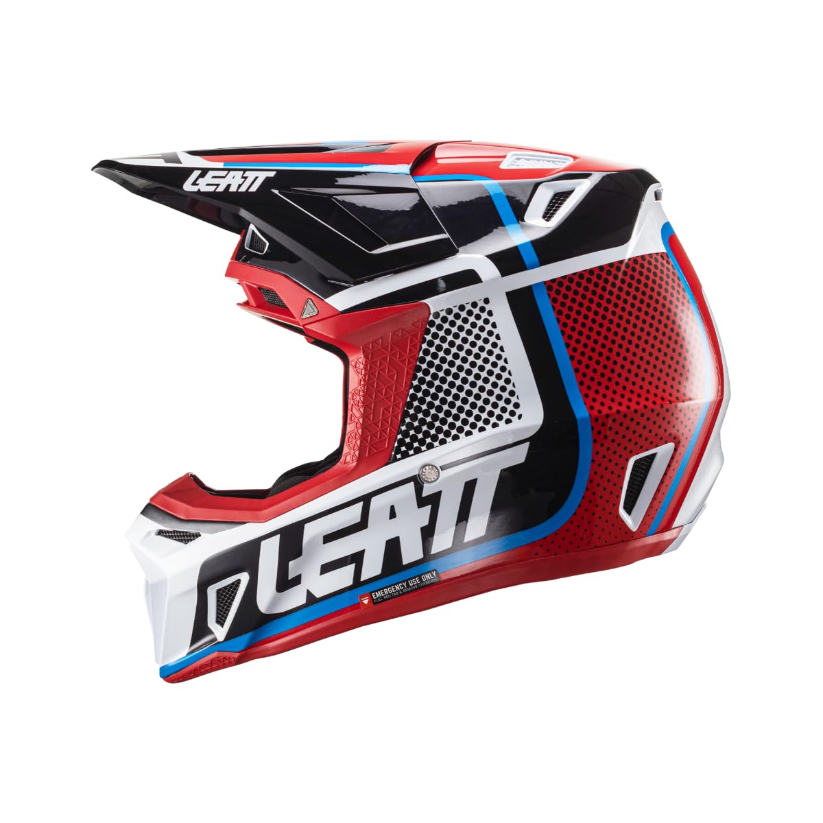 Leatt Helmet Kit Moto 8.5 V24 Red - Medium 57-58cm