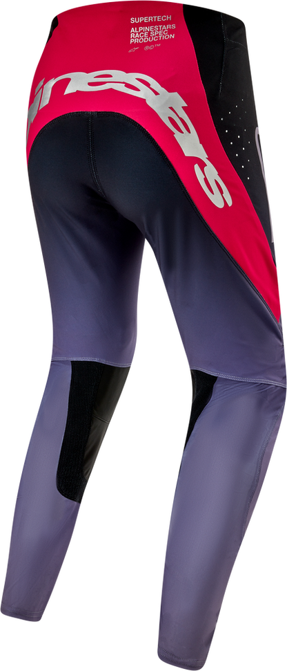 Alpinestars Men's Supertech Dade MX Pants (Iron/Red Berry) Size 40