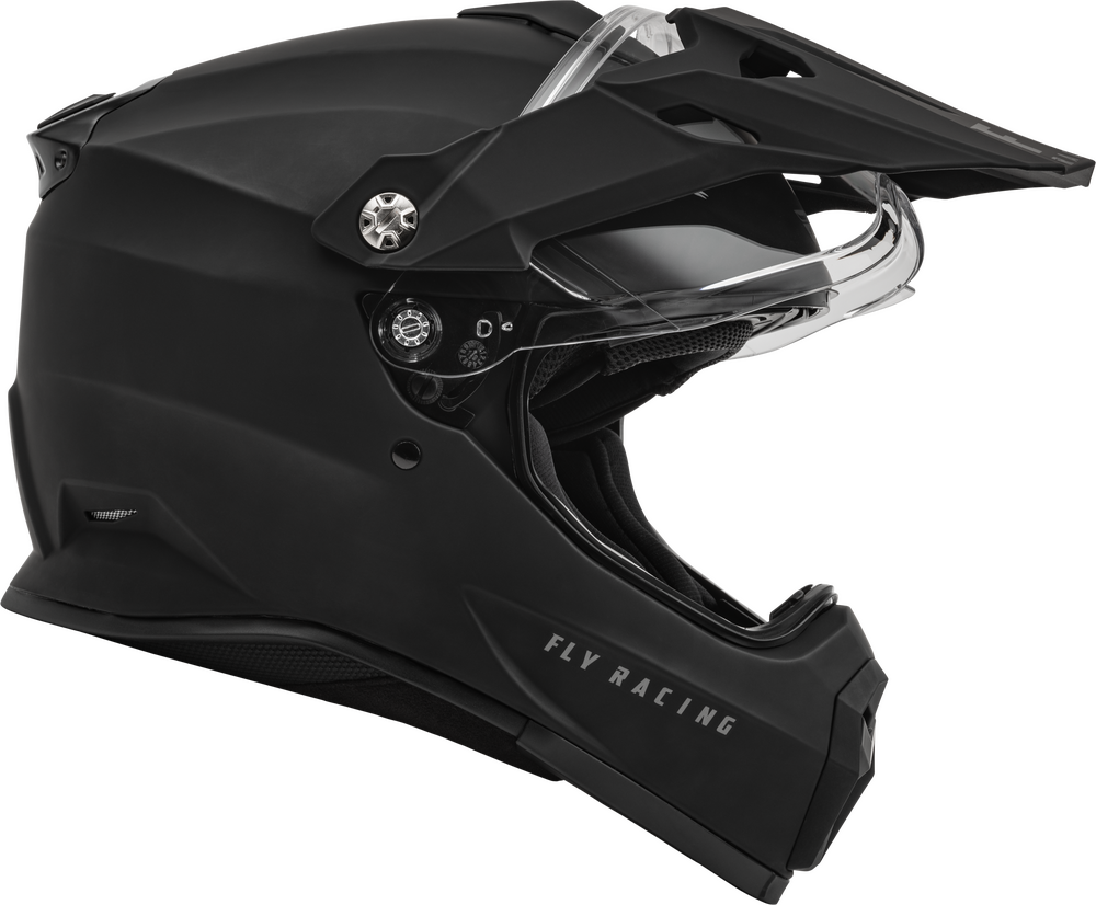 Fly Racing Trekker Solid Helmet (Matte Black)