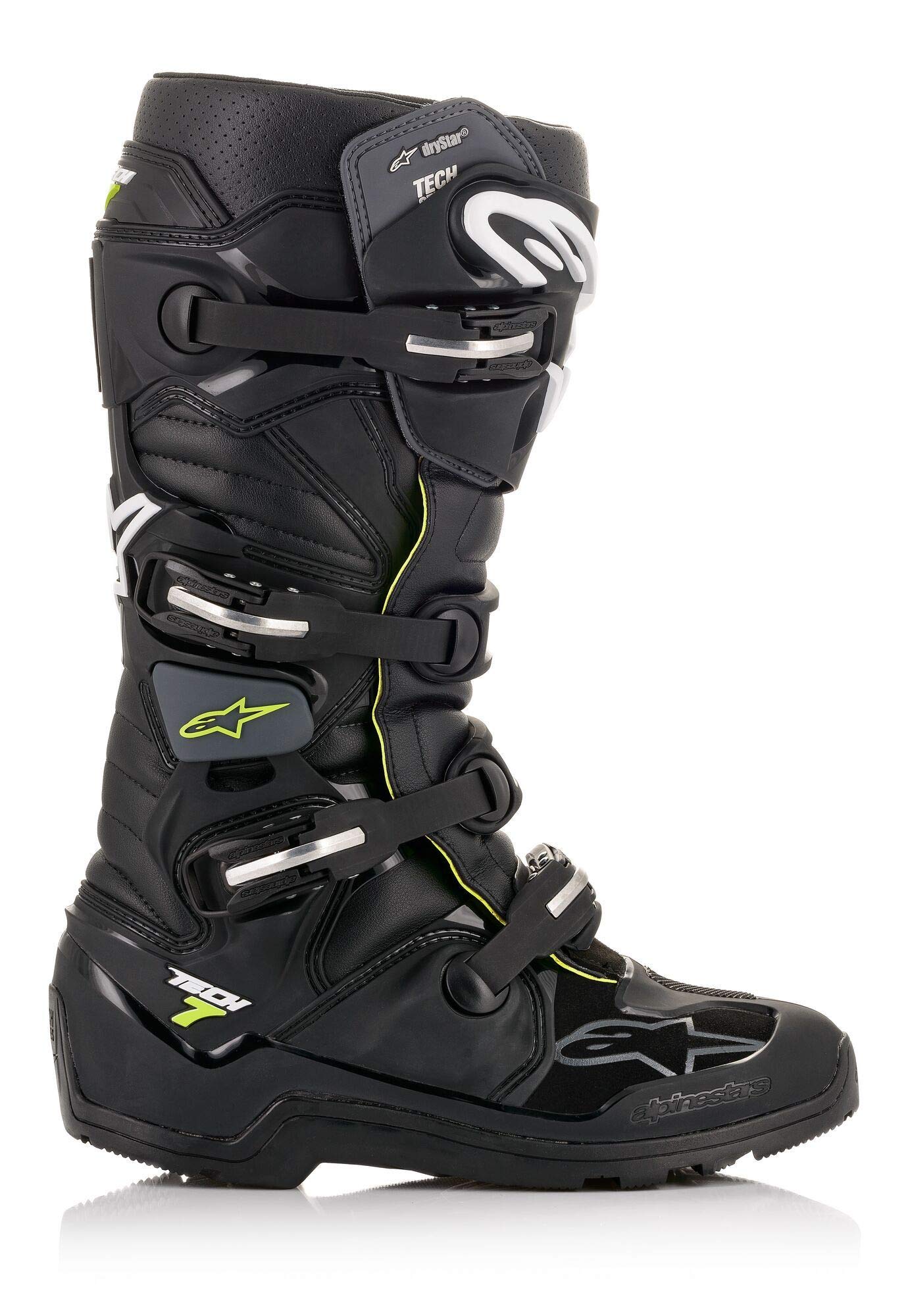 Alpinestars Tech 7 Enduro Drystar Boots (Black/Grey) Size 07