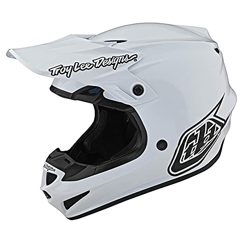 Troy Lee Designs SE4 Polyacrylite Helmet Mono w/MIPS White