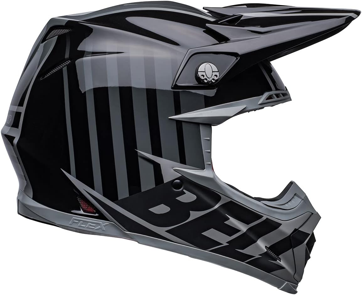 Bell Moto-9S Flex Helmets (Sprint Matte/Gloss Black/Gray)