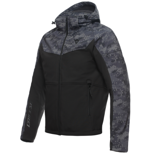 Dainese Ignite Tex Jacket Black/Camo-Gray Size - 48