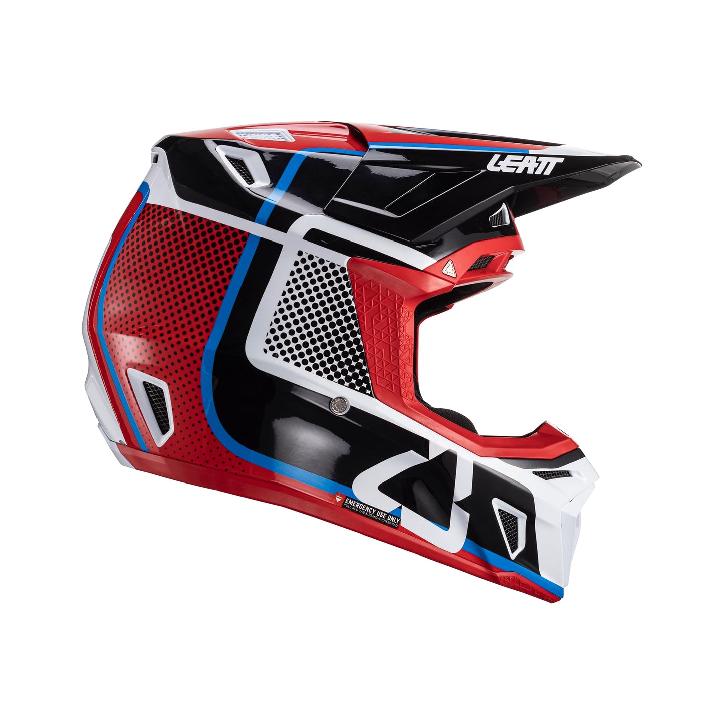 Leatt Helmet Kit Moto 8.5 V24 Red - Medium 57-58cm