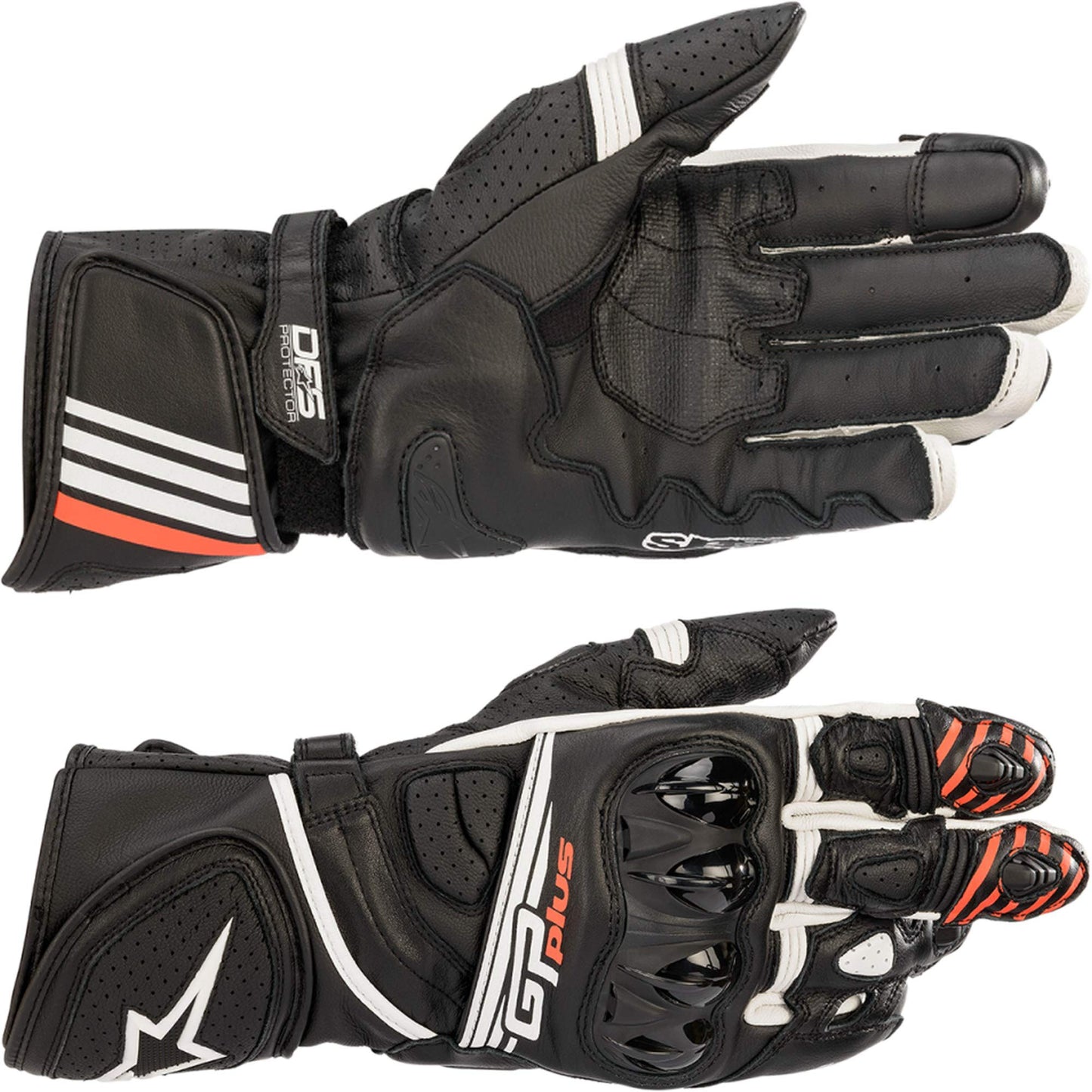 Alpinestars GP Plus R V2 Gloves (Black/White) - 3XL