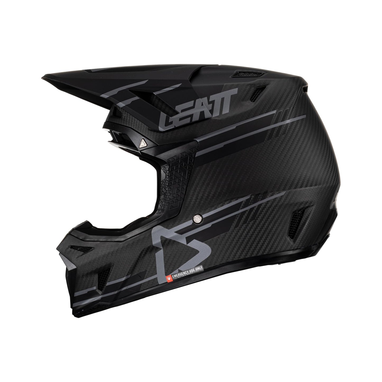 Leatt 9.5 V23 Adult Moto Helmet Kit  (Black) - Small