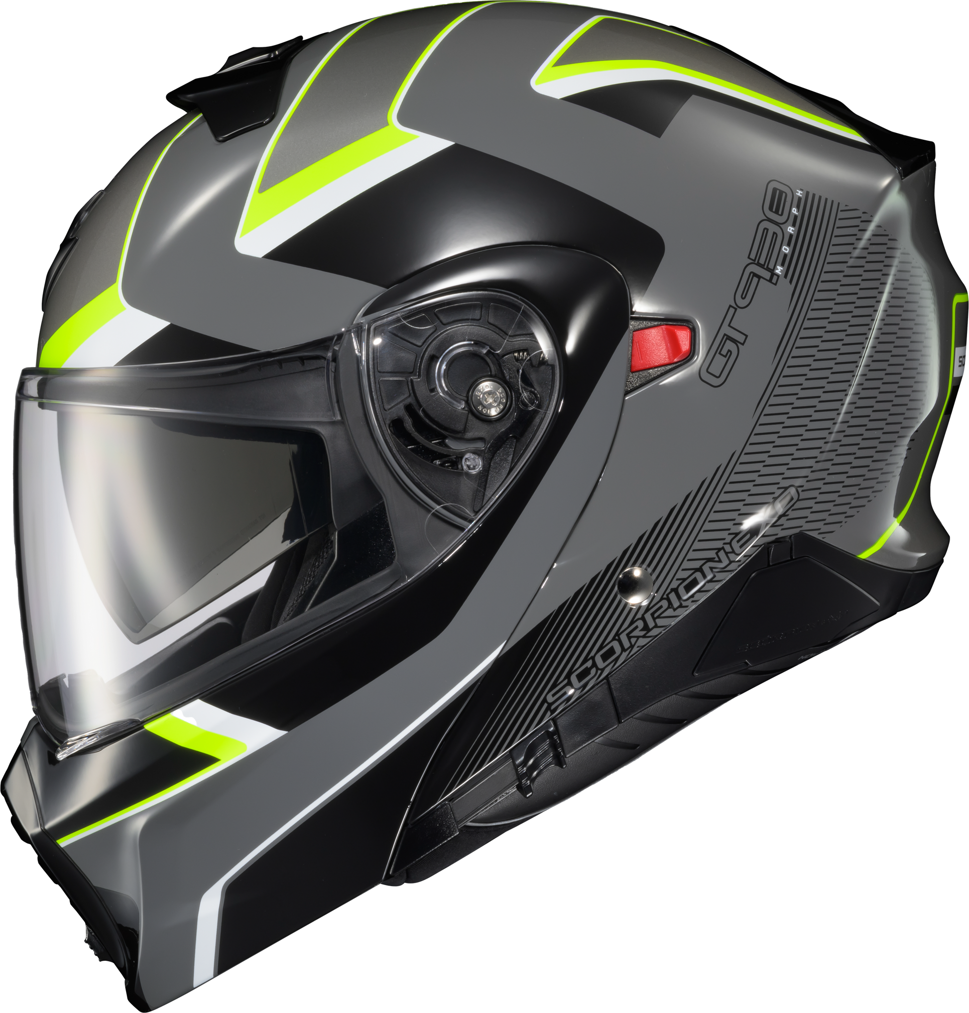 Exo Gt930 Transformer Helmet Morph Grey/Hi Viz Xl