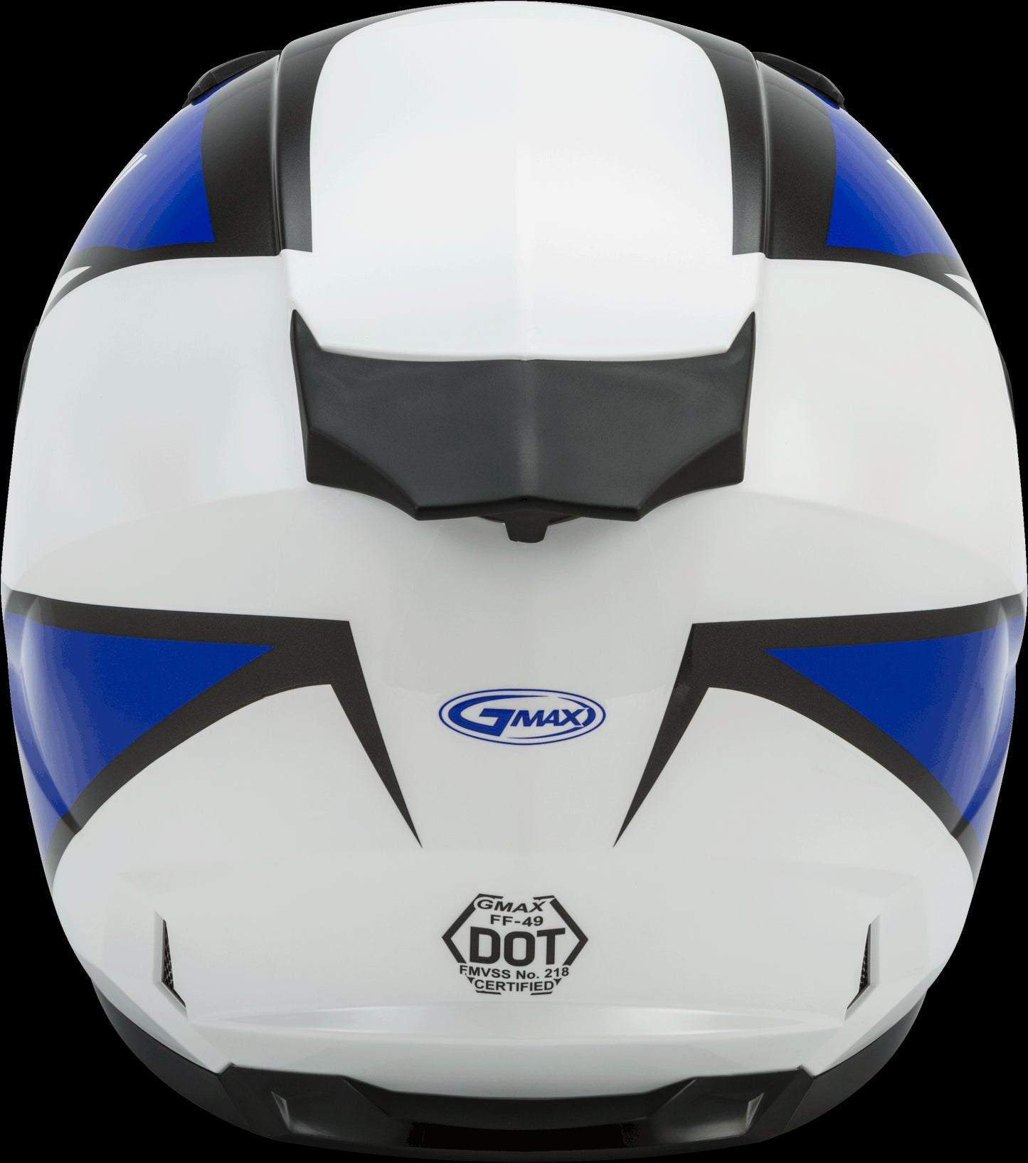 GMAX FF-49 Deflect Motorcycle Helmet (White/Blue)