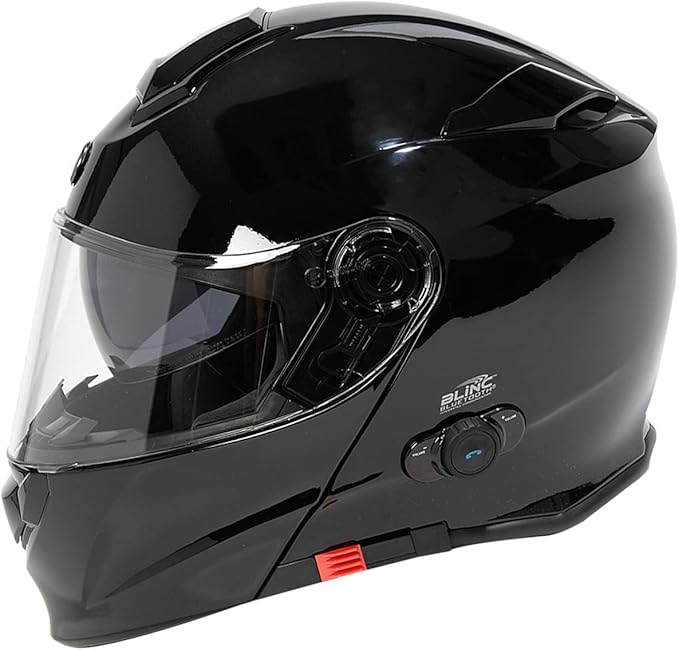 TORC T28B Bluetooth Integrated Motorcycle Helmet (Gloss Black)