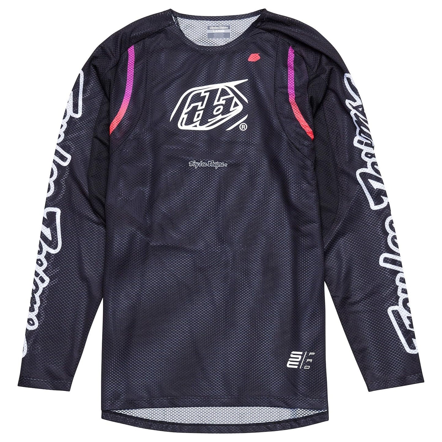 Troy Lee Designs SE Pro Air Adult Moto Jersey, Pinned Black, X-Large