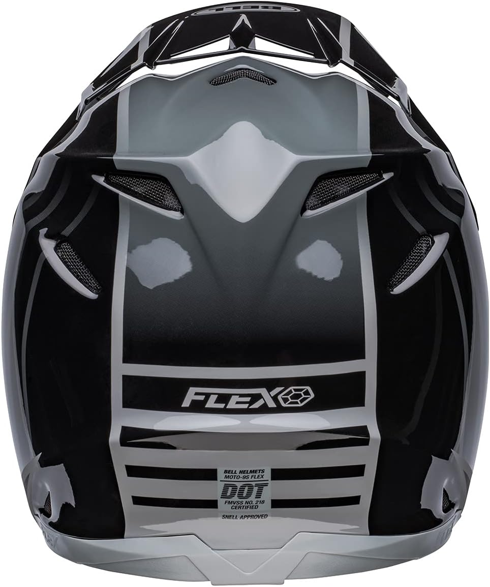 Bell Moto-9S Flex Helmets (Sprint Matte/Gloss Black/Gray)