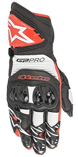 Alpinestars GP Pro R3 Gloves (Black/White/Bright Red) - 3XL