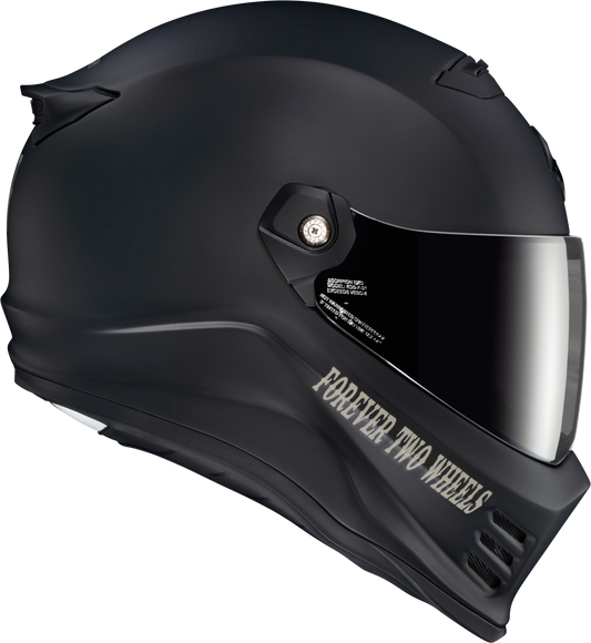 Covert Fx Full Face Helmet Vtwin Visionary Matte Black Xl