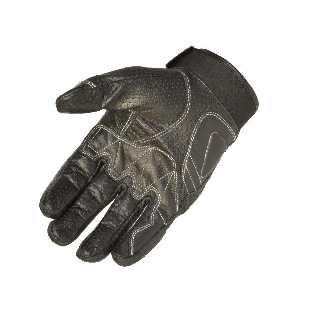 TORC Fairfax Leather Motorcycle Gloves (Black) - 2XL