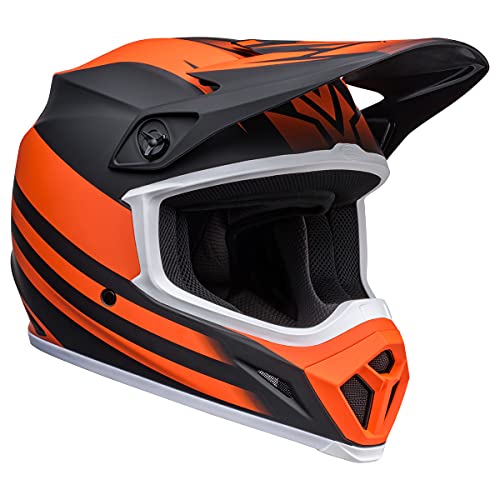 Bell MX-9 MIPS Dirt Helmet (Disrupt Matte Black/Orange - Small)