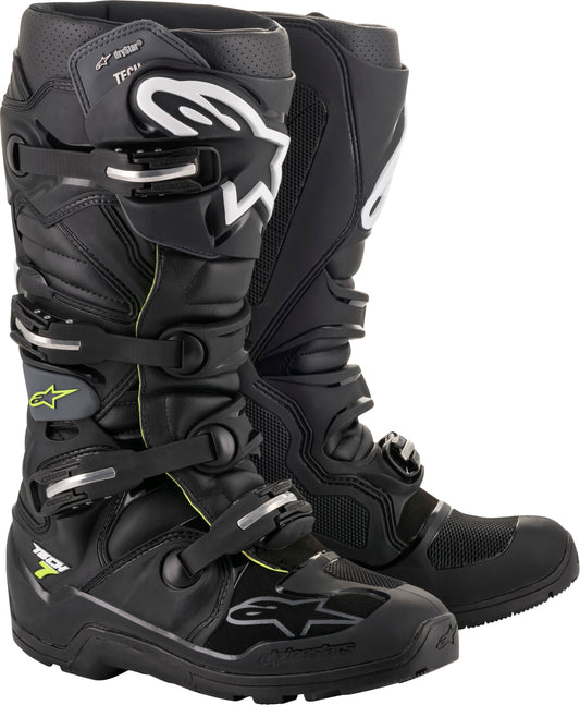 AlpinestarsTech 7 Enduro Drystar Boots (Black/Grey) Size 14