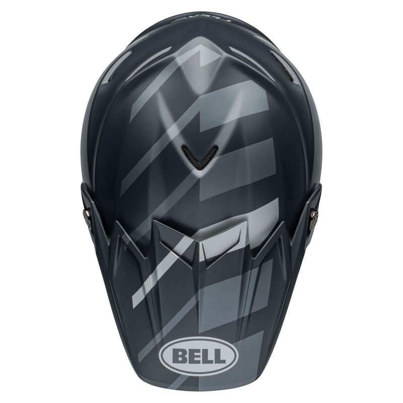 Bell Moto-9S Flex Helmets (Banshee Satin Black/Silver)