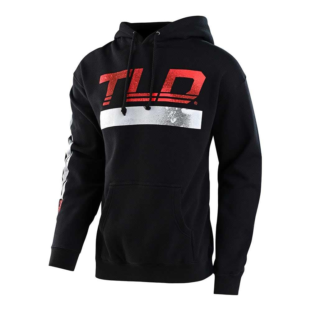 Troy Lee Designs Men's Motocross/Bike Racing Pullover Hoodie (Speed Camo Black)