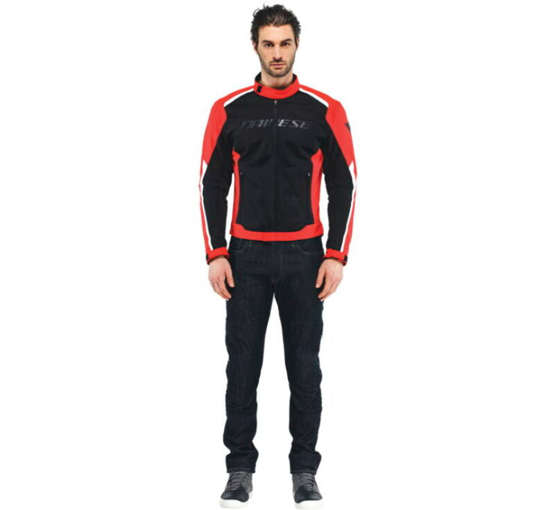 Dainese Hydraflux 2 Air D-Dry Jacket - Black/Lava Red, Size 58 - dai201654632-B78-58