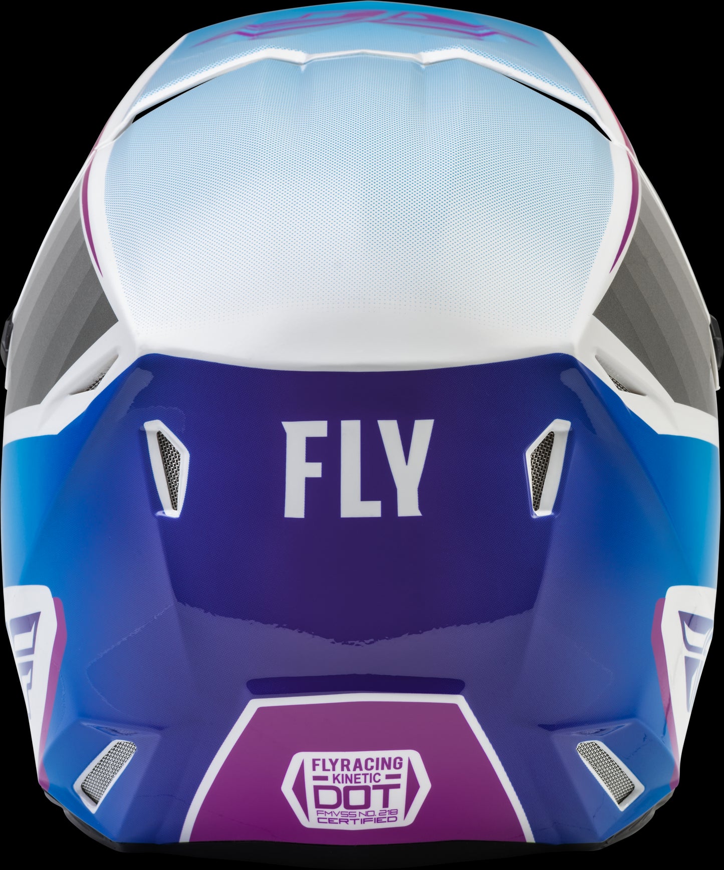 Fly Racing Kinetic Drift Helmet (Pink / White / Blue) - 2XL