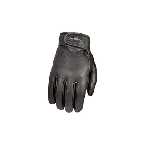 FLY Racing Adult Rumble Leather Motorcycle Gloves (Black)