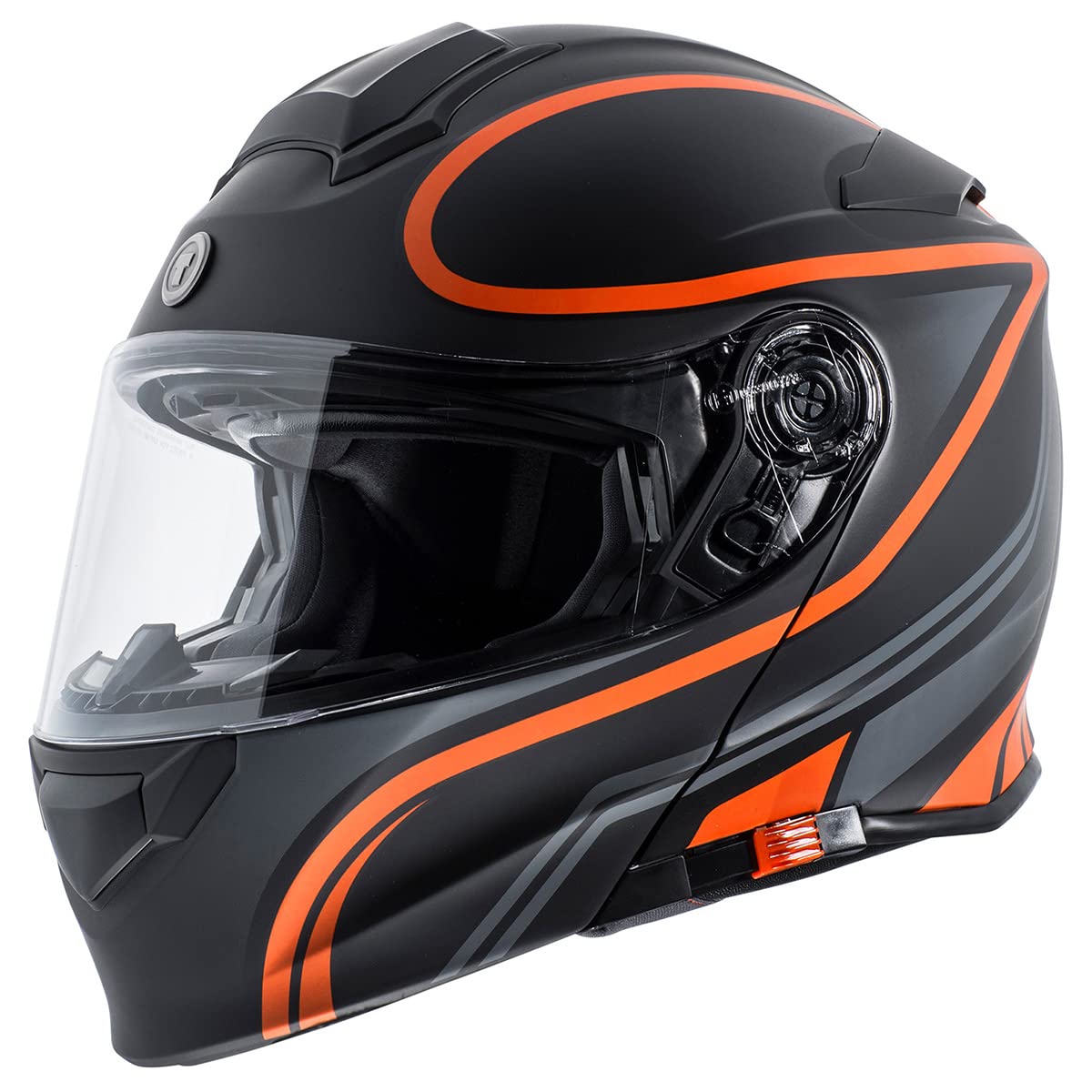 TORC T28 Motorcycle Helmet (Vapor Orange) - Medium