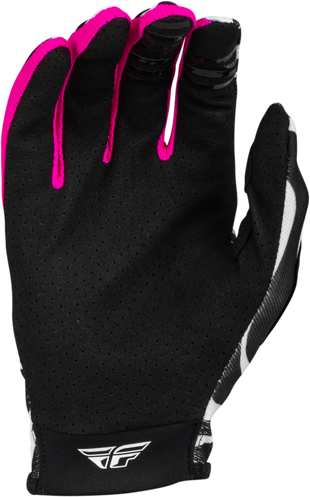 Fly Racing 2024 Adult Lite Uncaged MX Gloves (Black/White/Neon Pink)